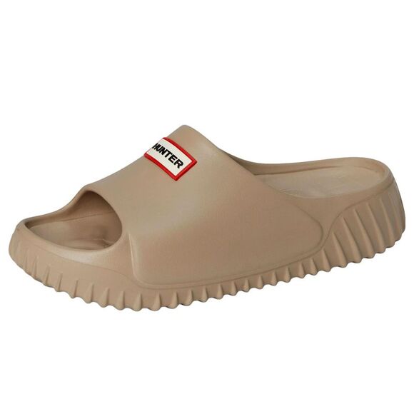 Hunter Faroe Slides Light Natural HWFAROE-LNA01-110 Women's - Picture 1 of 4